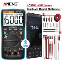 ANENG Bluetooth Digital Professional Multimeter 6000 Counts MultimetroTrue RMS AC/DC Current Voltage Tester Auto-Range AN9002