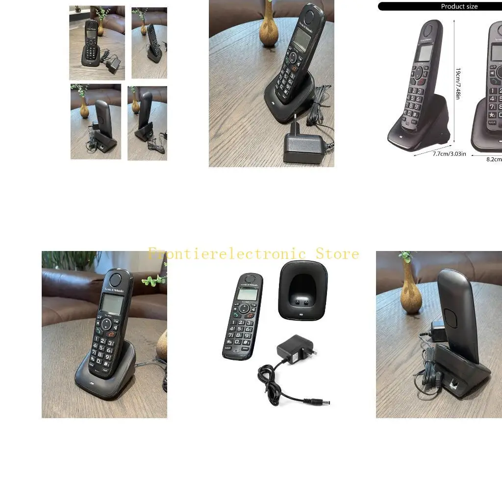 G8DB KX160A Cordless Phone with Illuminates Keypad, Caller and Call Block 1 Handset, Multiple Languages