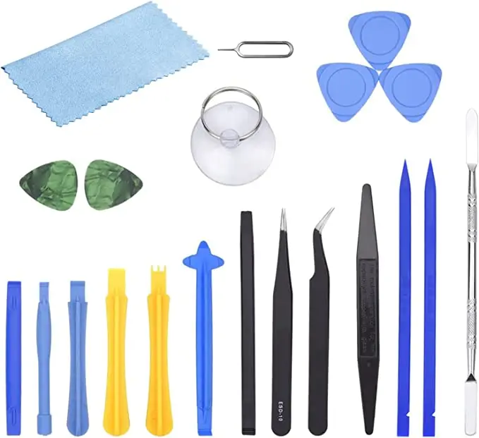 21 Pezzi/set Strumento di Riparazione del Cellulare in Metallo Portatile Professionale Palmare di Ricambio Computer Smontare Strumenti di Apertura