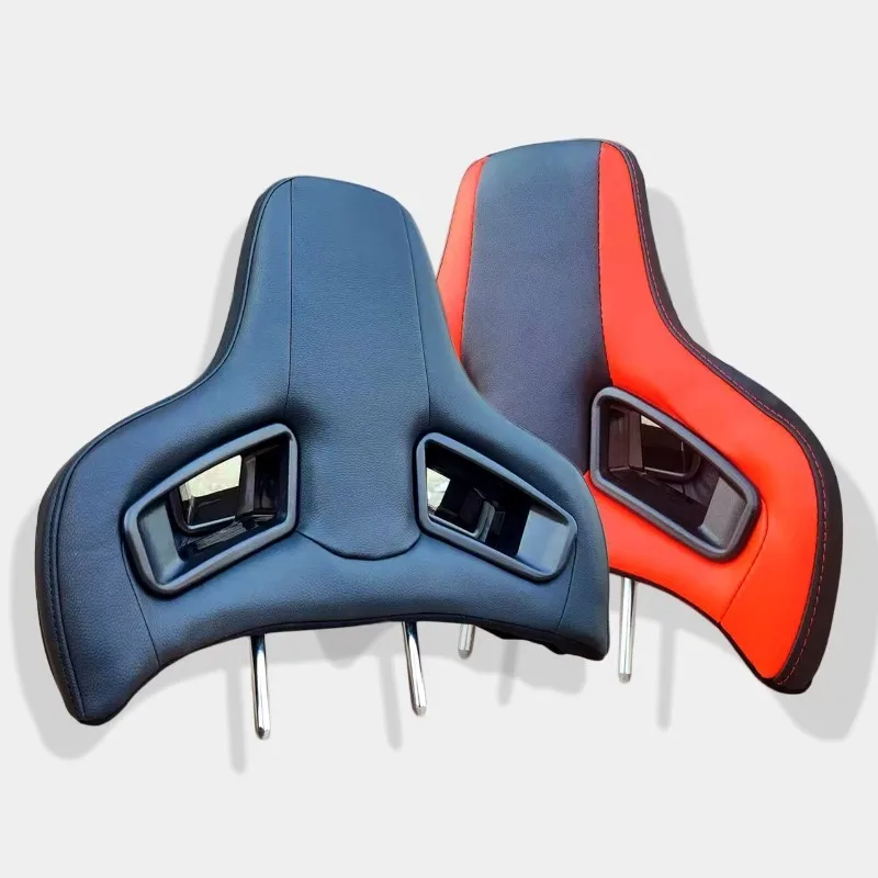 High Quality Leather Sport Bucket Racing Seat Headrest with Custom Top for Universal Fitment Model
