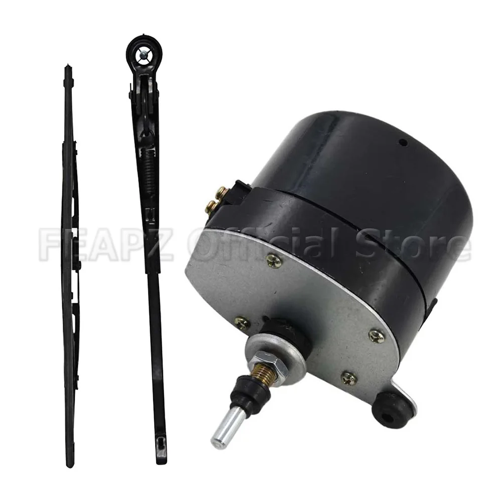 Universal 12V Windscreen Wiper Motor Or Arm With Blade 01287358 7731000001 0390506510 Fit For Willis Jeep Tractor