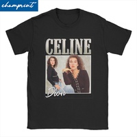 Novelty Celines Dion Titanic T-Shirt Men Women's Crewneck Cotton T Shirts Punk Rock Metal Tee Shirt Plus Size Clothes