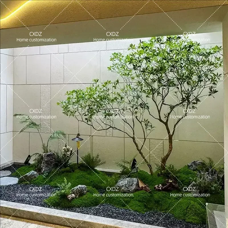 Large Artificial Tree Indoor Simulation Decorative Plant Greenery for Window Landscaping Simple Fake Tree Home Office