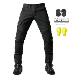 Kot erkekler motosiklet pantolon anti-sonbahar pantolon, koruyucu, siyah ve yeşil, koruyucu ekipman, motosiklet, 06 sıska kot pantolonların en büyük satışlarından 12'si yeşil erkekler no. 4