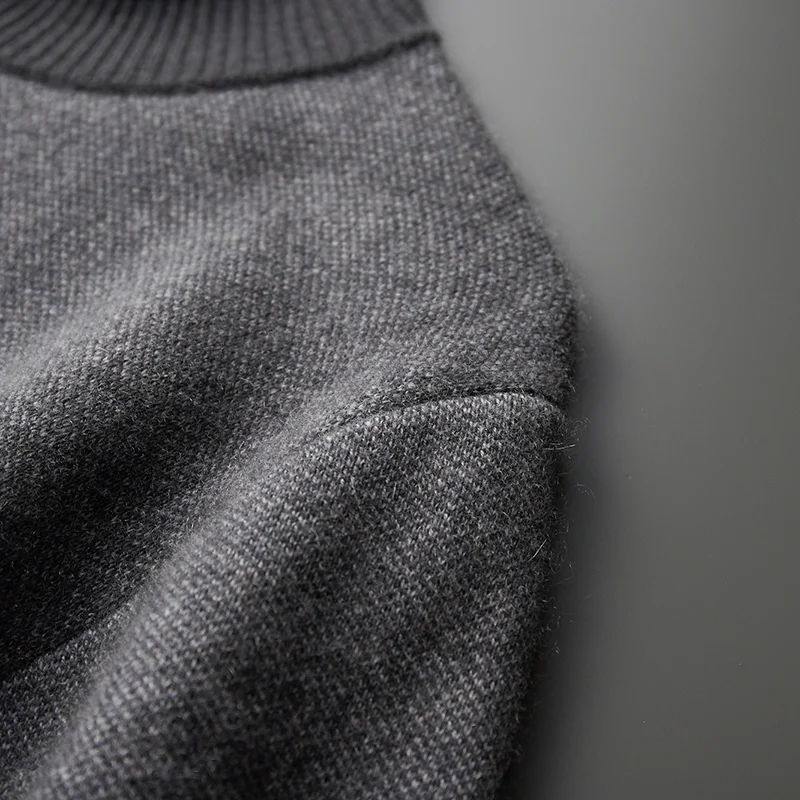 Cardigan con cerniera spessa di nuovo stile da uomo 100% cashmere color block maglione casual moda autunno inverno comoda giacca da lavoro