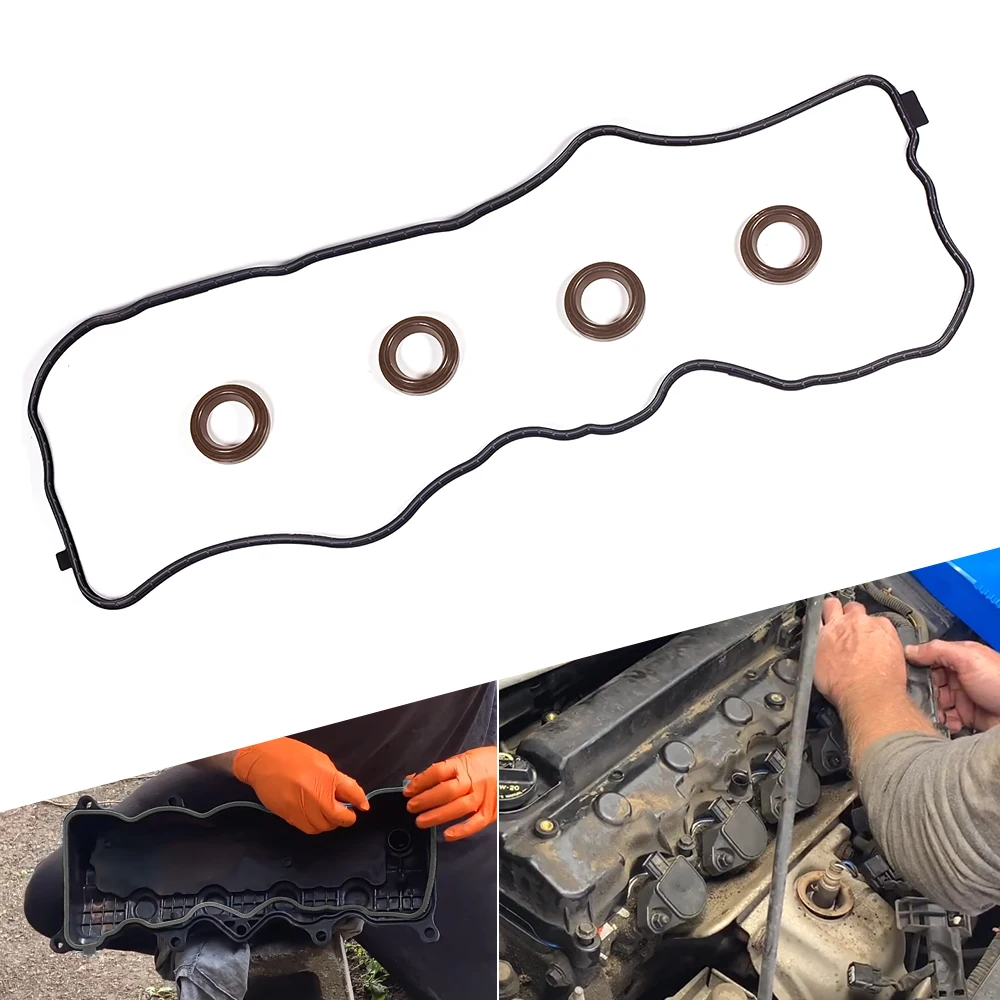 AVC160S VS50741R Engine Valve Cover Gasket Set For Honda Civic 1.8L L4 1799cc 2006 2007 2008 2009 2010 2011 2012 2013 2014 2015