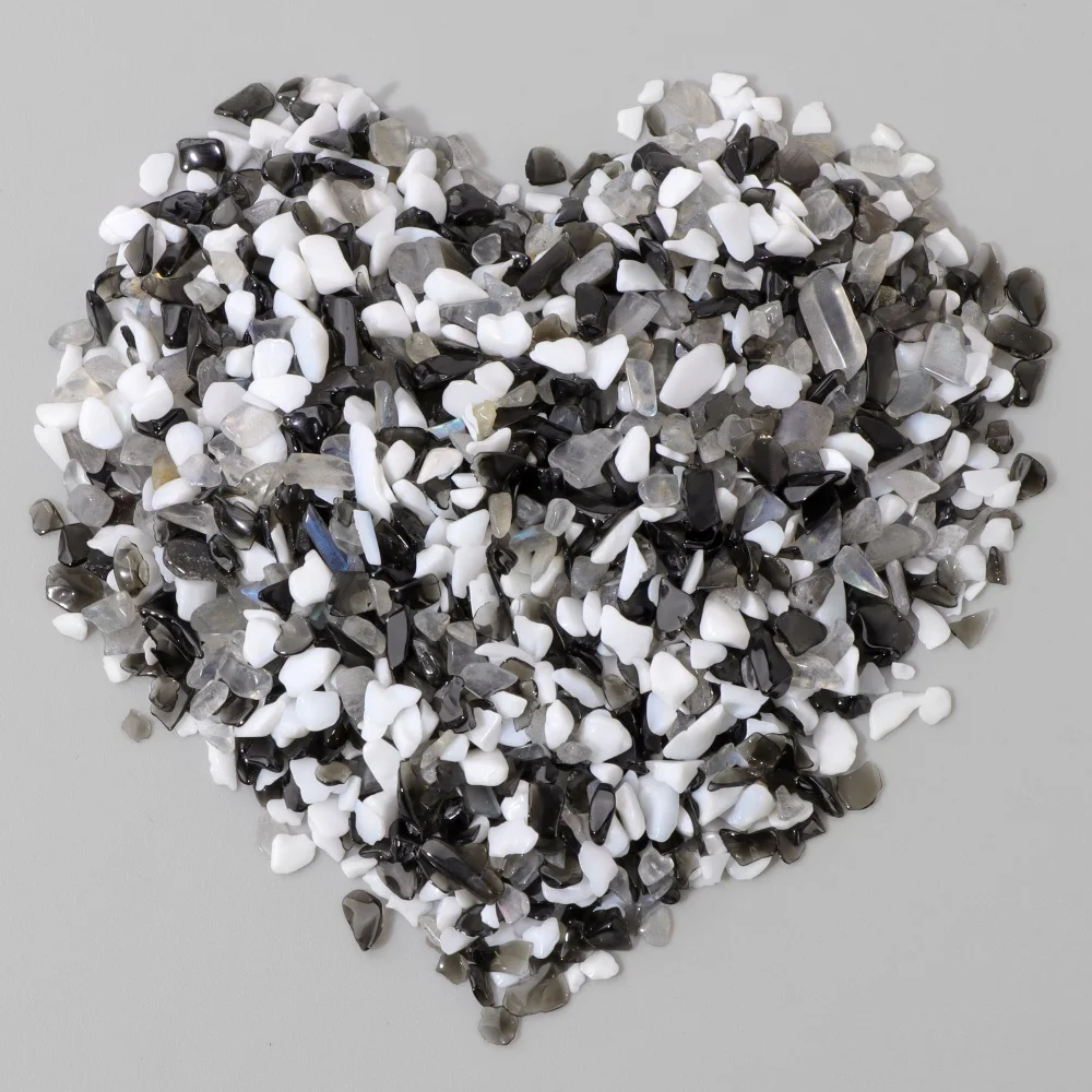 3-5mm Muticolor Quartz Stone Gravel Natural Undrilled Irregular Minerals Tumbled Specimen Stones For Home Aquarium Decoration