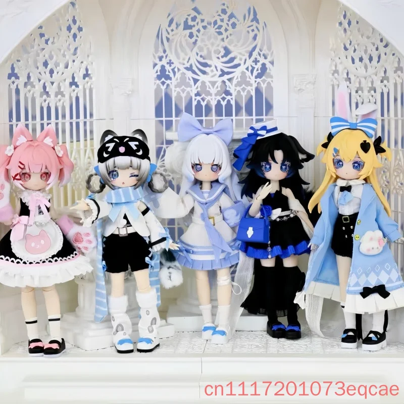 Genuine Sakura Park Start Again Series 1/12 Bjd Blind Box Caixa Caja Dolls Mystery Box Gift Desktop Ornament Toys Birthday Gifts