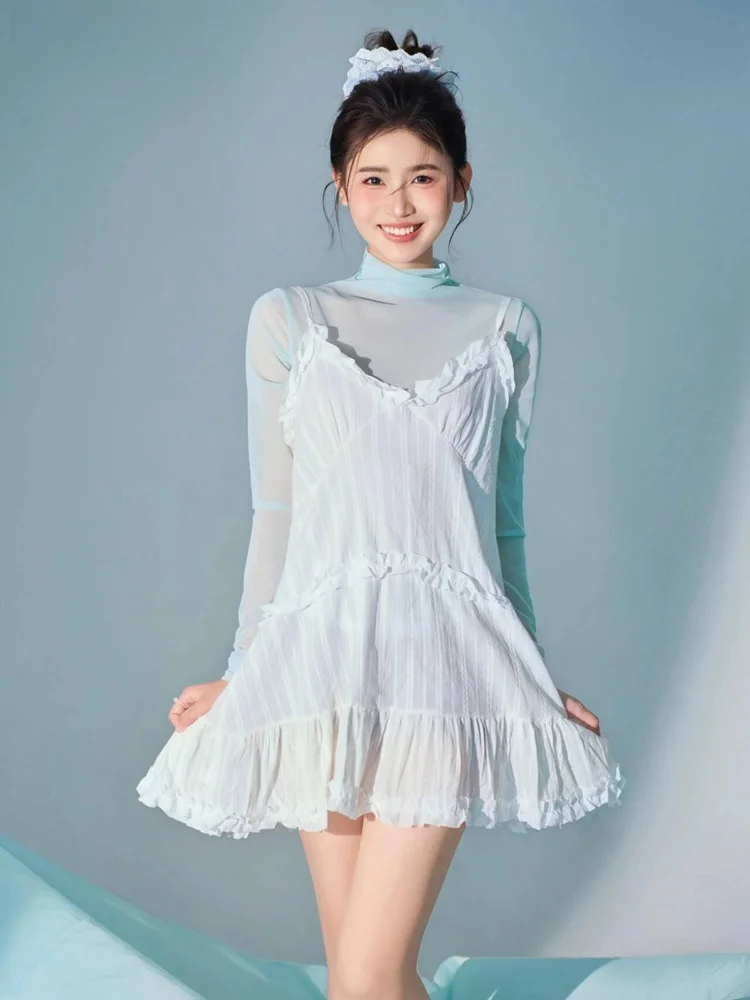 

New Seasonal Studio Theme Spring Korean Gentle Girl Style Individual Portrait Art Photo Clothing Women's Fashionable Ou...