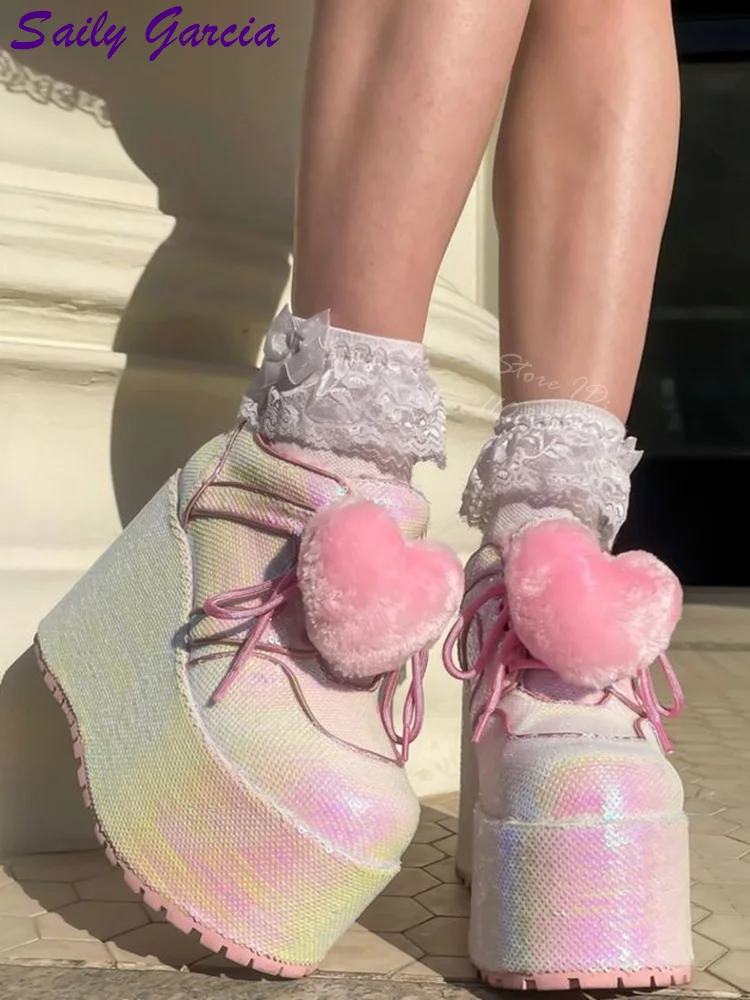 

Retro Big-Headed Thick Sole Loafers Round Toe Belt Buckle Straps Platform Sneakers Women Casual Autumn New Ugly Cute Shoes 2024