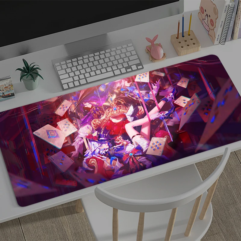 

Mouse pad Large Genshin Impact Furina rubber keyboard mouse carpet anti-slip gamer mouse pad laptop coaster PC carpet Mousepad