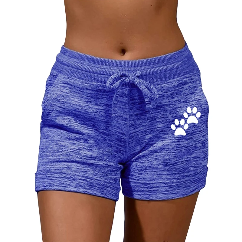 Summer Women\'s Shorts Printed Shorts Stretch Low Waist Women\'s Sexy Beach Fitness Shorts Women\'s Large Size