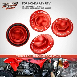 ATV UTV TRX400 TRX500 Engine Cylinder Head Oil Valve Tappet Adjusting Cap Cover For Honda TRX 420F 420T 400F 400X 500F SXS1000