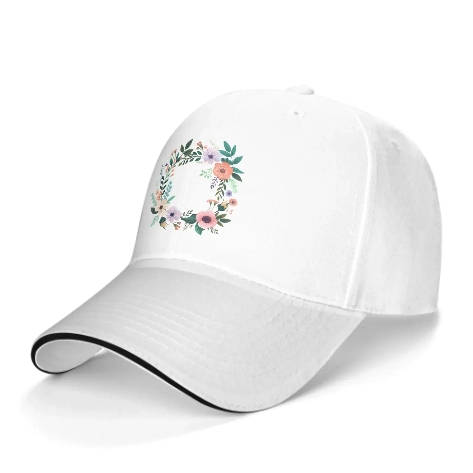 Beautiful Wreath Baseball Caps Cotton High Quality Cap Men Women Hat Trucker Snapback Dad Hats Outdoor