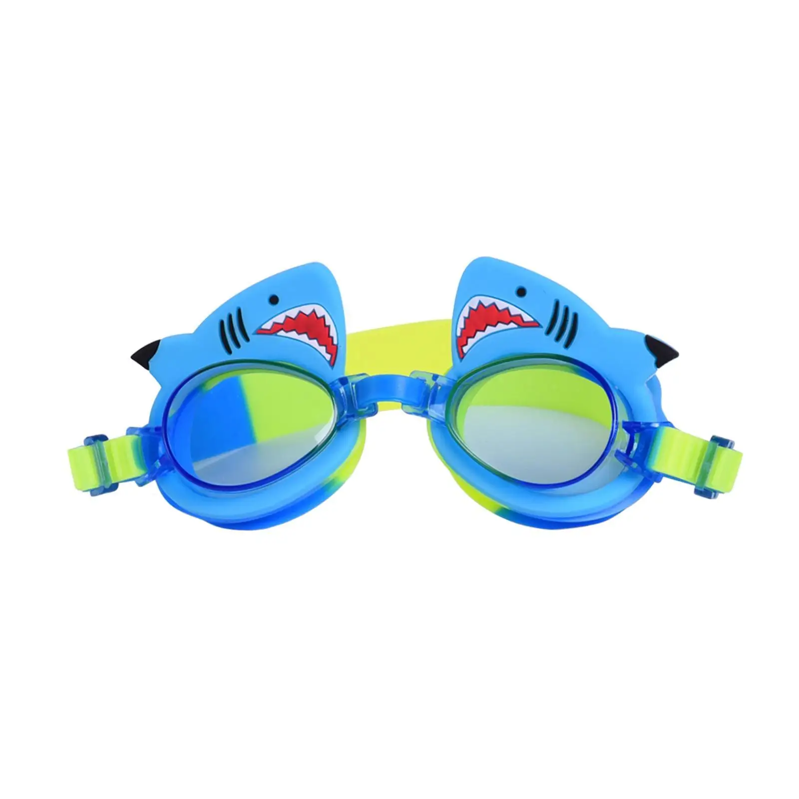 Kinder-Schwimmbrille, Kinder-Schwimmbrille für Jungen und Mädchen mit verstellbarem Riemen