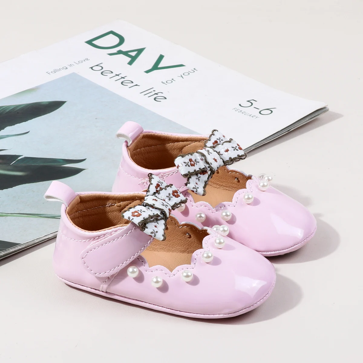 2025 الربيع والخريف طفل الفتيات الأولى المشي داخلي في الهواء الطلق حذاء طفل صغير ل 0-18 متر طفل الأميرة أحذية بولي Leather الجلود لينة وحيد #2