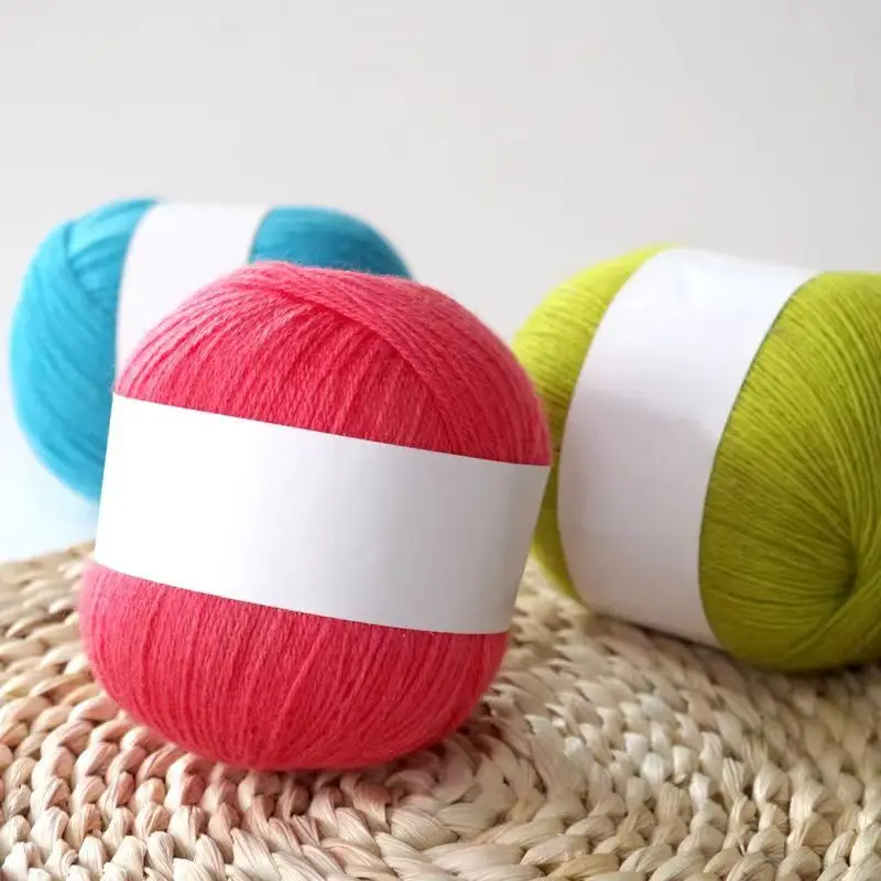 Medium and Fine Hand Knitted Machine Woven Pure Wool Thread, Scarf, Yarn Ball, Baby Thread, Handmade Thread Clearance 50g