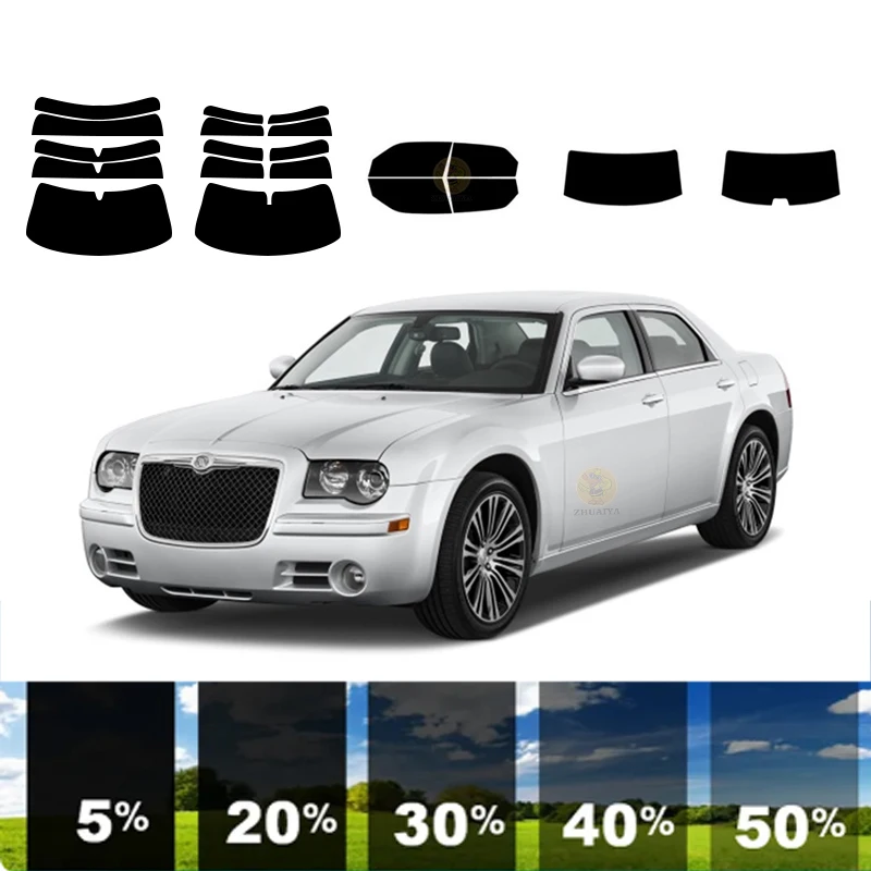 

precut Removable Window Tint Film For Car 100% UVR 5%-70%VLT Heat Insulation Carbon ﻿For CHRYSLER 300 4 DR SEDAN 2005-2010