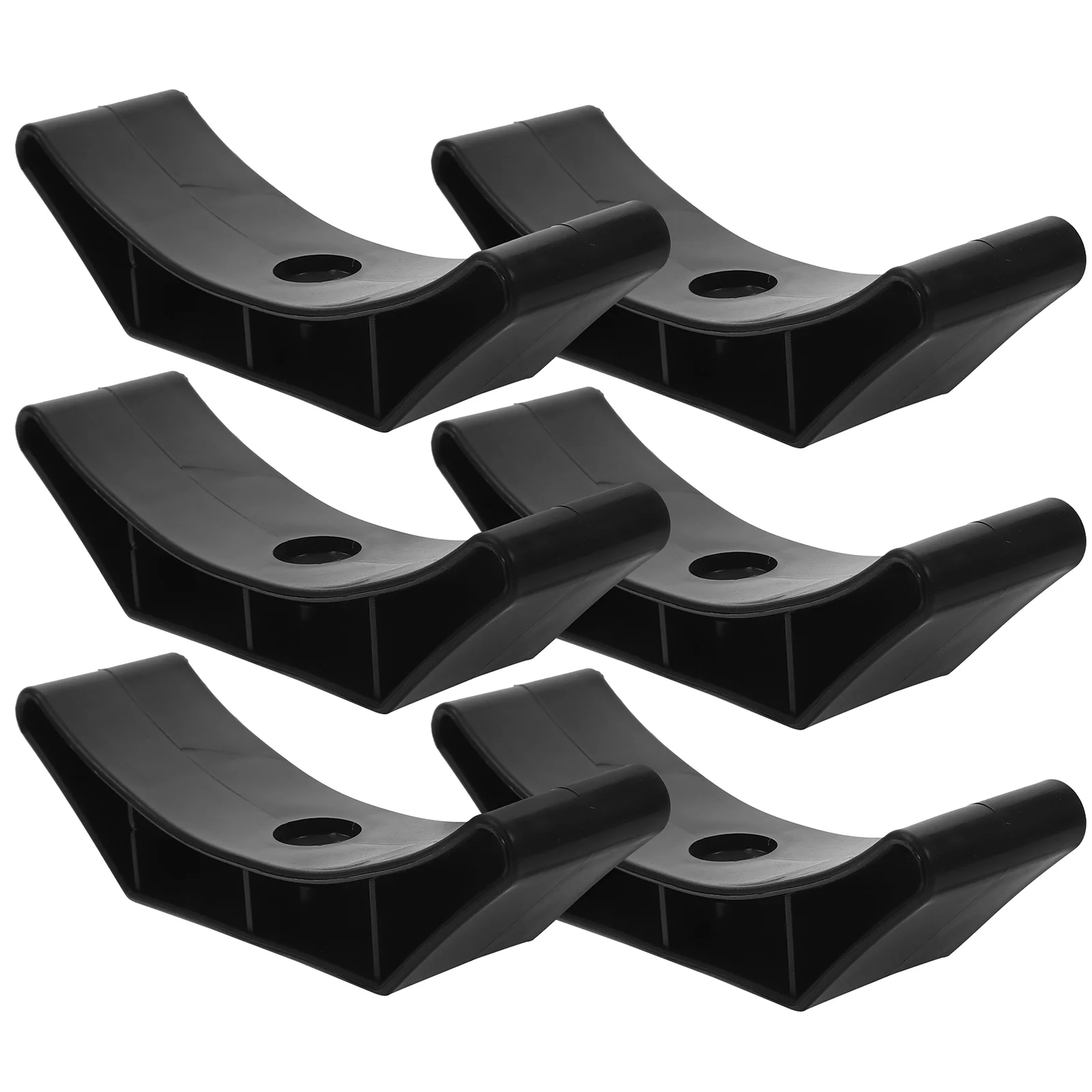 6 Pcs Dumbbell Rest Dumbbells Barbell Holder Floor Storage Rack Bracket Display Pp Weight for Home Gym Fitness Saddle