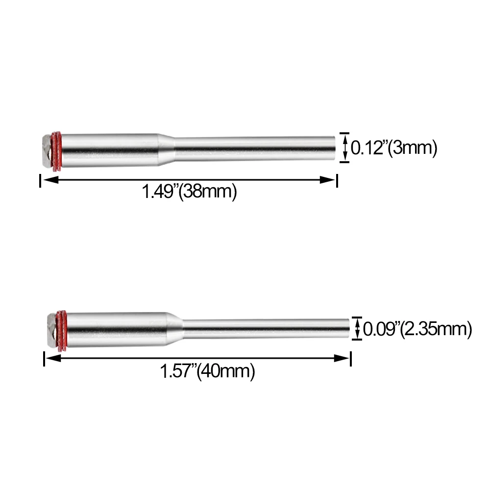 10Pcs Dremel Accessories 2.35/3mm Miniature Clamping Connecting Lever Polishing Wheel Mandrel Cutting Wheel Holder Shank