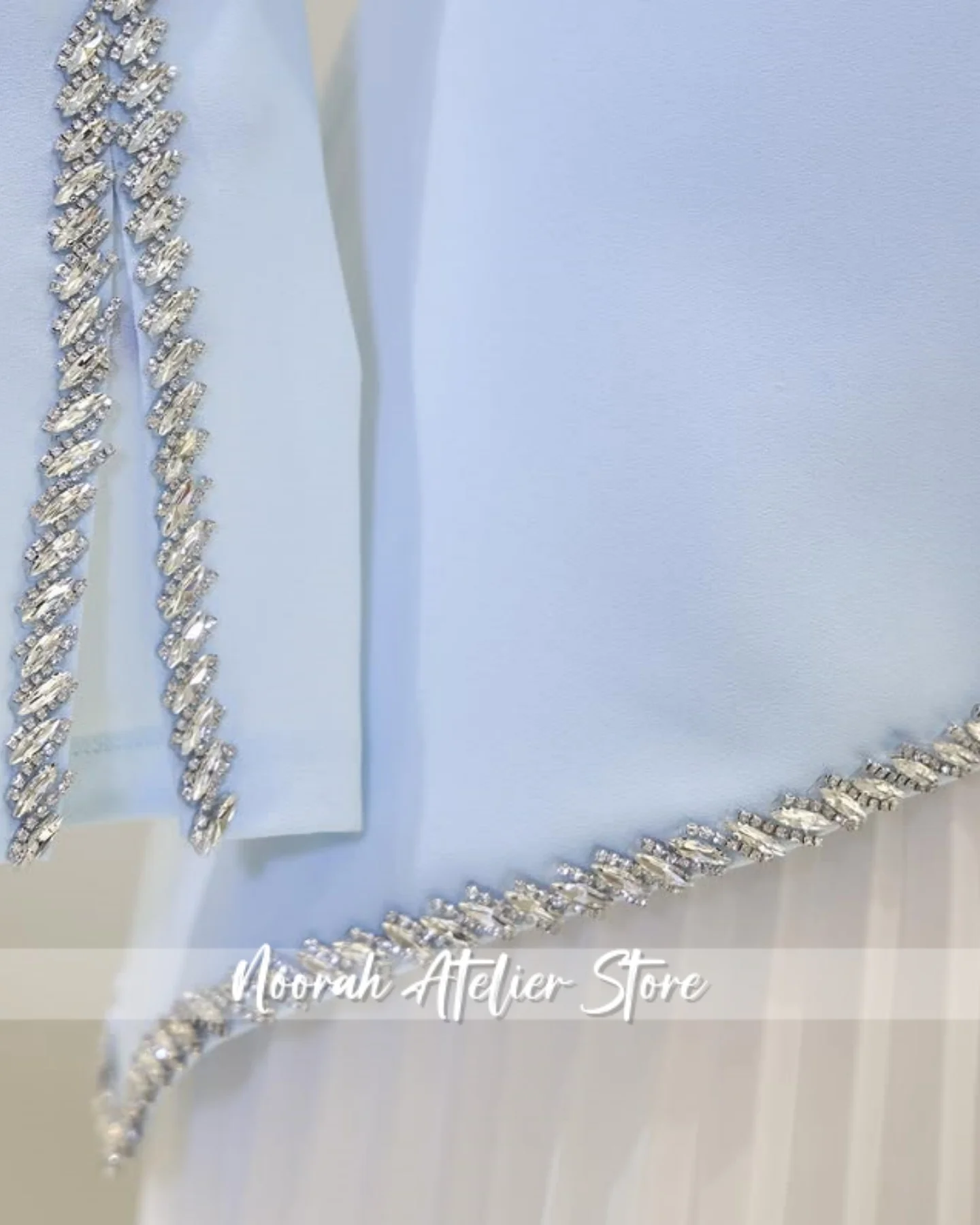 فساتين سهرة فاخرة أنيقة من الشيفون الكريب بألوان متباينة جديدة 2025 فستان نسائي إسلامي دبي H N للحفلات الراقصة حسب الطلب