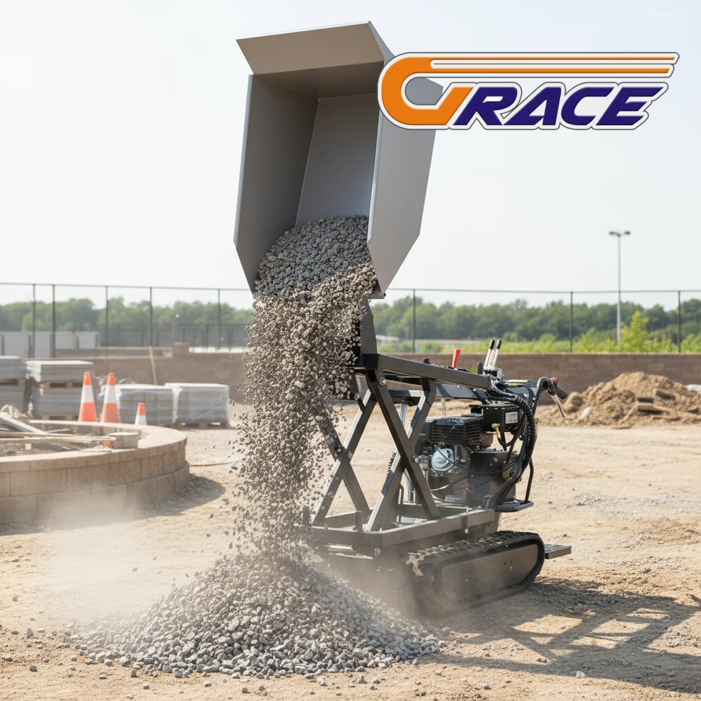 

High Quality Mini Dumper 500kg EURO 5 EPA Fast Delivery Crawler Mini Dumper Truck for Farm