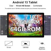 Type-C K10 Android 13 Tablets 10.1 INCH 2GB RAM 64GB ROM SC7731 Quad-Core CPU 1280 x 800 IPS 5000mAh