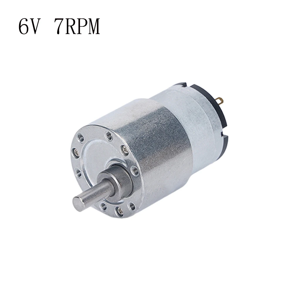 JGB37-520 DC6V/12V/24V High Torque Gear Motor Metal Gear Box Motor 7/12/22/35/45/66/107/200/960RPM Forward and Reverse DC Motor