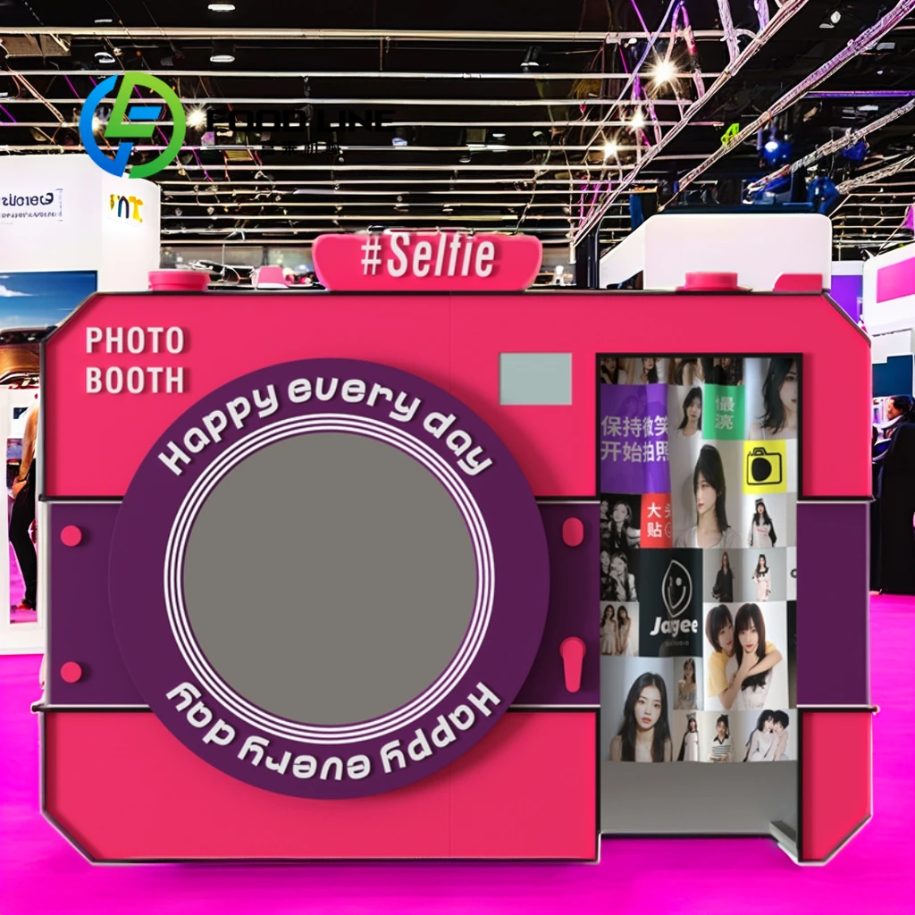 

Customize Specialized Factory Custom Appearance Sticker New-product Ideas Party Photo Booth Detachable Kawaii Photobooth