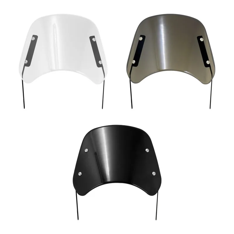 

Ретро-ветровое стекло 6,5/9,45 дюймов, устойчивое к царапинам и ветру, универсальный модифицированный аксессуар для мотоциклов.