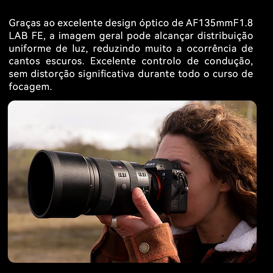 Viltrox AF 135mm F1.8 LAB Obiettivo per fotocamera full frame ad ampia apertura per Sony FE mount A7R A7S III