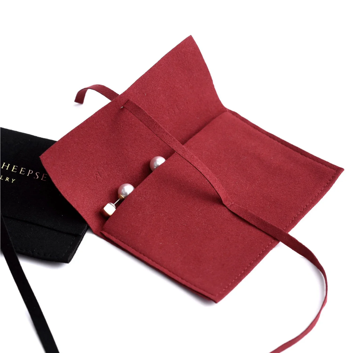 

20 шт. изготовленная на заказ сумка для ювелирных изделий из микрофибры: сумка-конверт с персонализированным логотипом