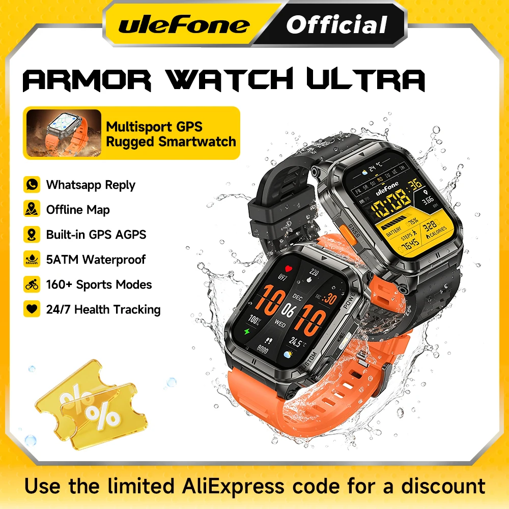 Smartwatch Watch Whatsapp - Ulefone Armor Watch Ultra Smartwatch 1.93