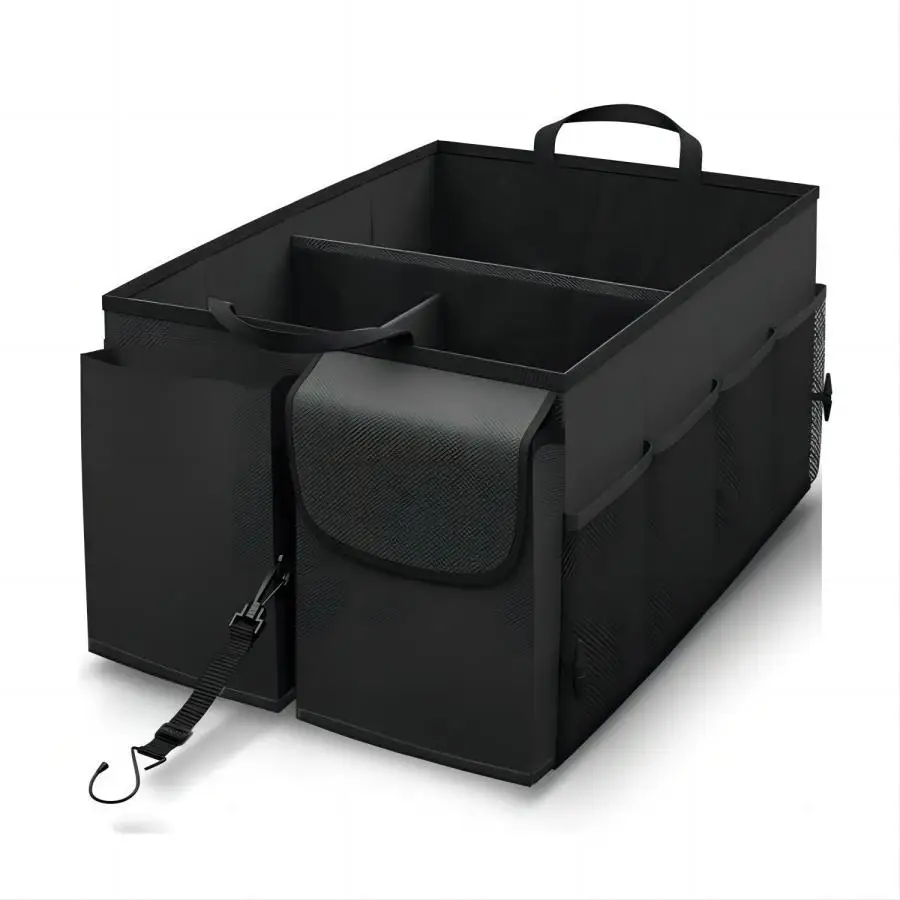 Car trunk organizer, large capacity car organizer, foldable trunk organizer for SUV and car