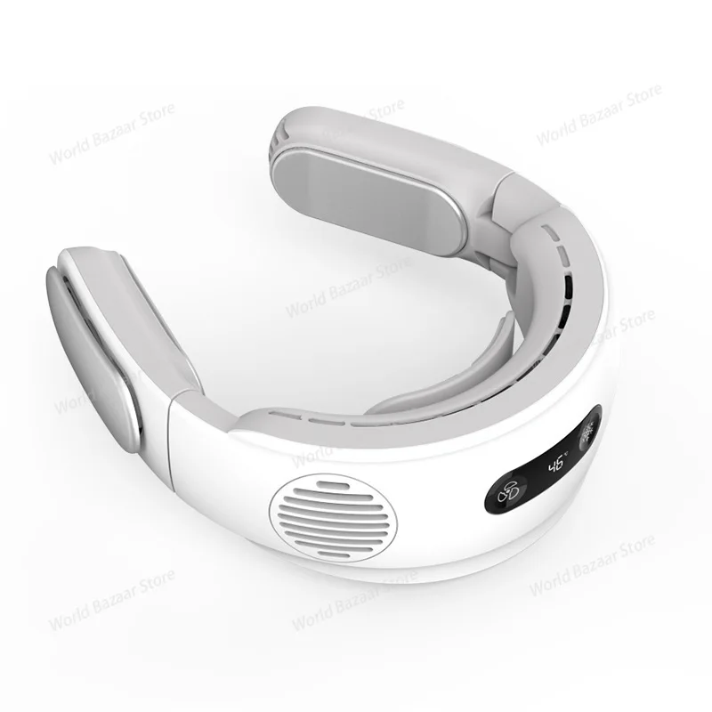 

Летний безлопастной охлаждающий вентилятор для шеи, портативный USB-зарядка, складной мини-маленький вентилятор, охлаждающий артефакт для шеи