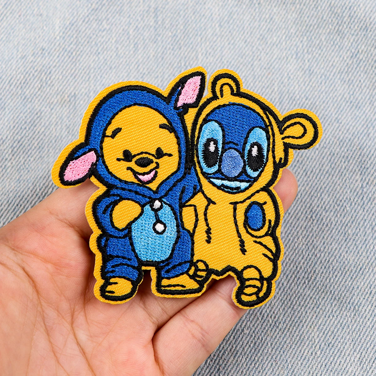 Cute Stitch Patch DIY Applique Patches Sticker Diy Sewing Clothing Jacket Badges Iron on T-shirt Accessory Gifts