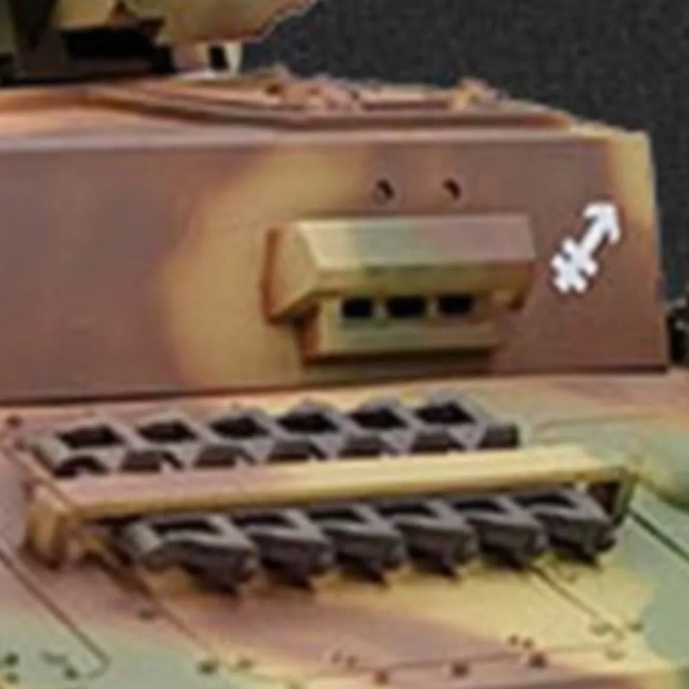 Henglong 3859 1/16 7.0 Plastica tedesca Panzer IV F2 RTR RC Modello di carro armato BB Sistema di combattimento a infrarossi Cambio in acciaio 1800mah Batteria