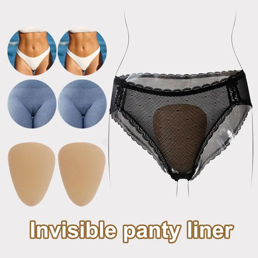 

1Pc/2Pcs Camel Toe Concealer Women's Traceless Invisible Camel Toe Underwear Cover Seamless Butt Lifter Pad for Bikini Yoga Pant