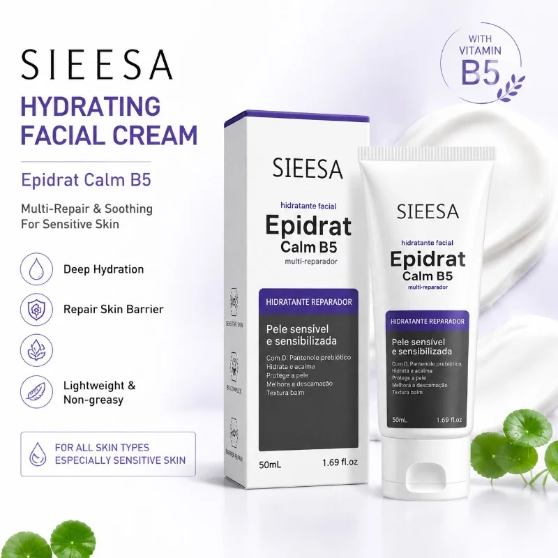Centella Asiatica Repair Moisturizing Facial Cream, Refreshing Non-Greasy with Long Lasting Hydration, Calm Irritated Skin