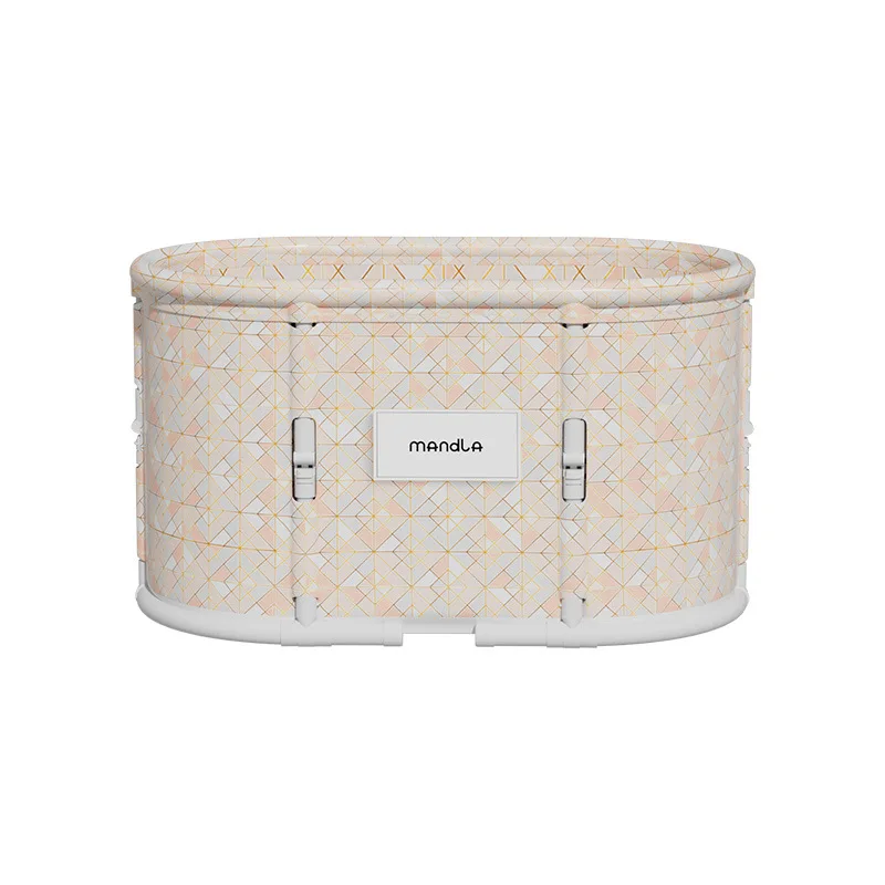 

Foldable adult-only round full-body home bathtub