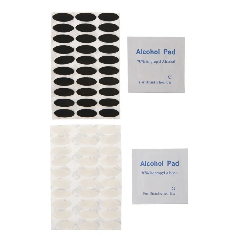 30Pcs Mouse Feet Mouse Skates Stickers Pad Rounded Glides Curved Edges Feet Replacement for Micro soft IE3.0 IO1.1 Mouse
