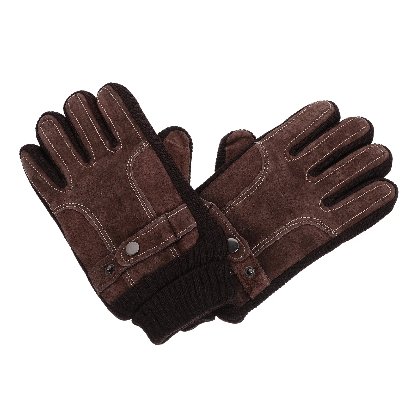 

1Pair Thickened Warm Gloves Touchscreen Winter Men Women Classic Color Cold Weather Protection Motorcycle Gloves