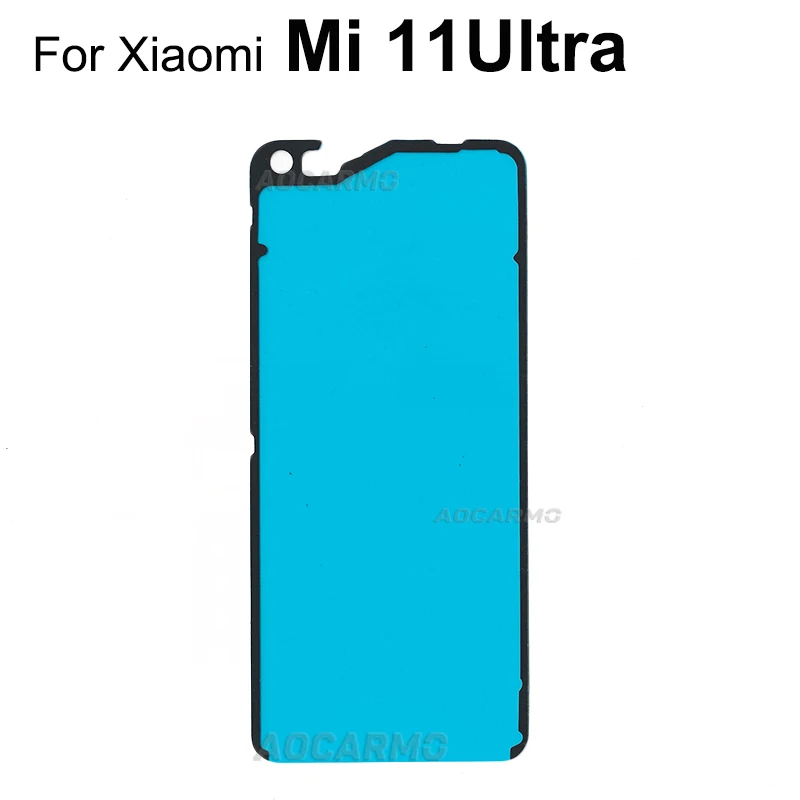 Aocarmo Front And Back Cover Adhesive For Xiaomi 11 Ultra Mi 11U Rear Housing Battery Cover Sticker Glue Tape Replacement