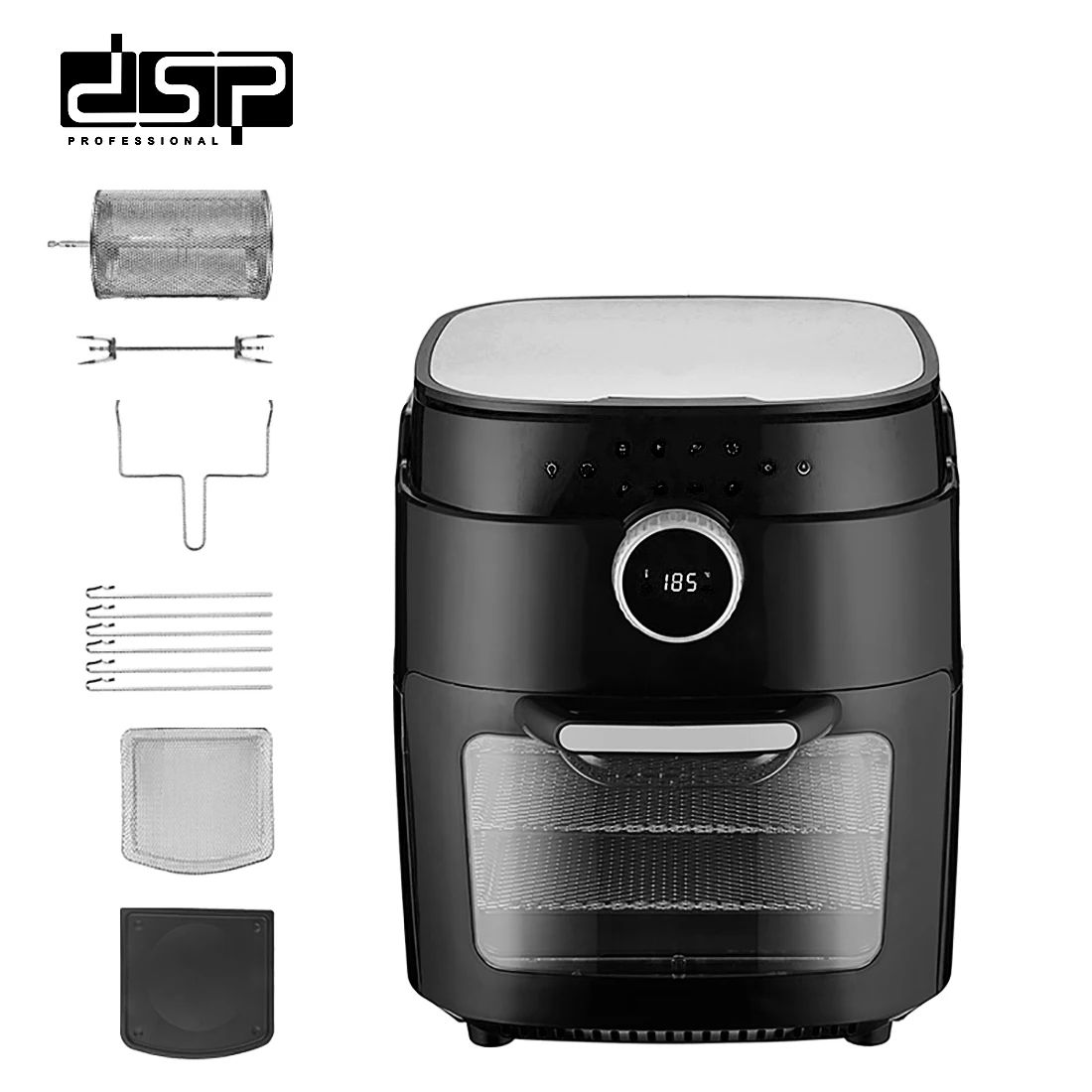 

Digital Control Household Electric Air Fryer Oven without Oil as Seen as Air Fryer DSP Hot Sale High Quality 12L Plastic Horno