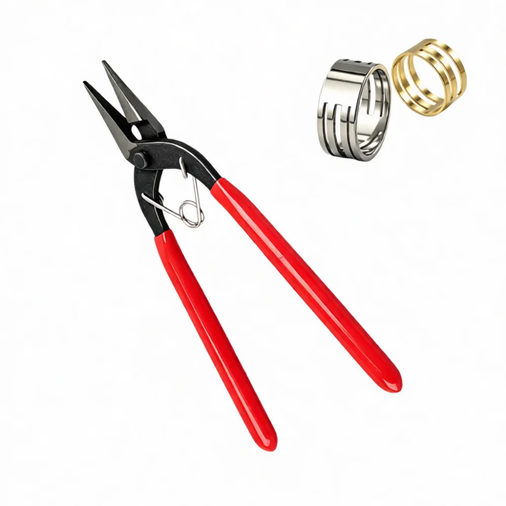 High Carbon Steel Jewelry Plier Smooth Tip Needle Nose Tool For Crafting Opening Rings And Lobster Clasps Manual