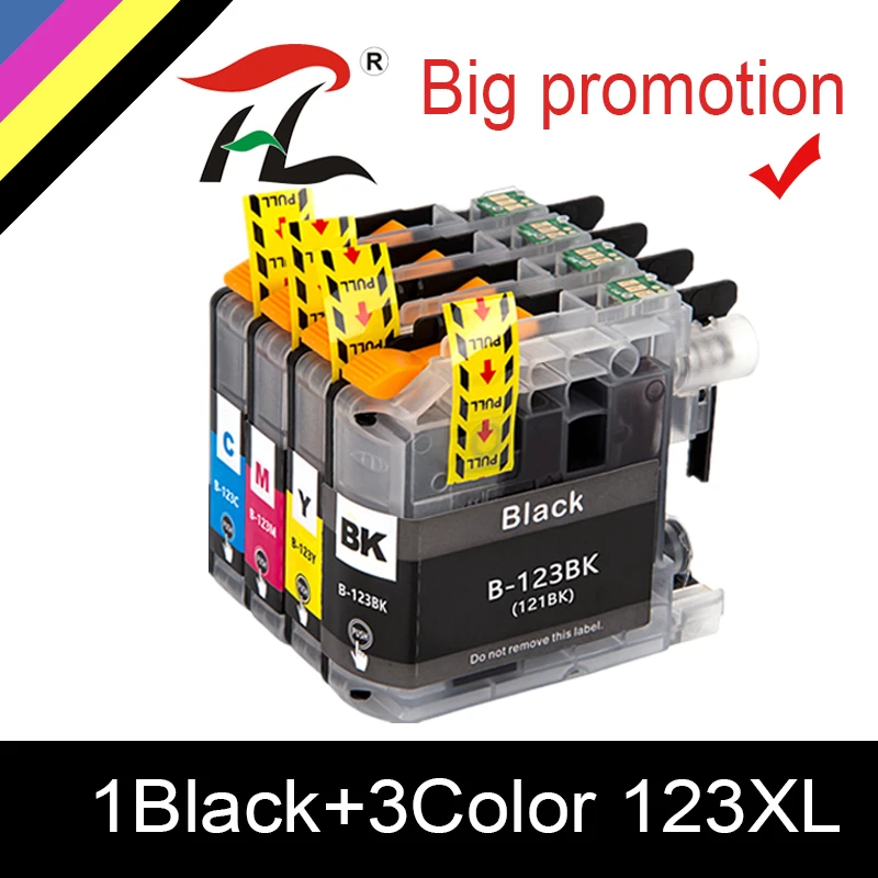 HTL For Brother LC123 Quality Compatible Ink Cartridges for MFC-J650DW MFC-J6720DW MFC-J6520DW DCP-J4110DW DCP-J132W Printers