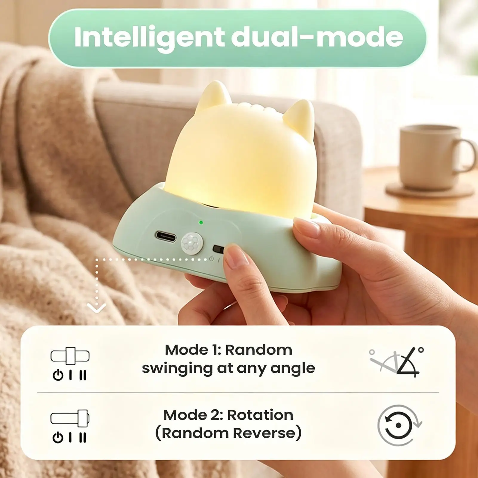 Electric Cat Toy Swinging Rotating Suction Cup Teasing Wand With Sensor Interactive Toys Indoor Cats For Indoor Kitten Play