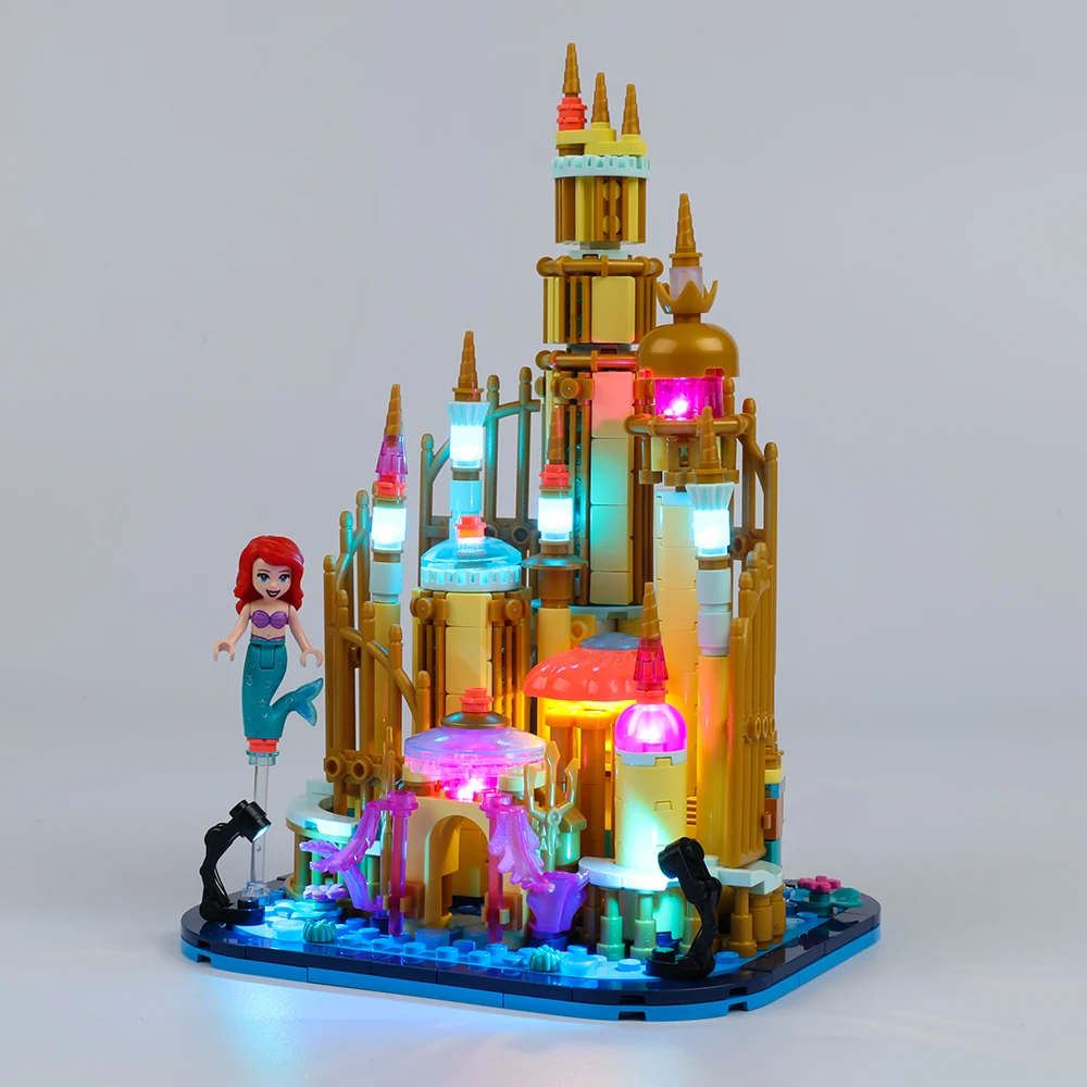 Coleção Castelo Mini Kit de Ariel Luz LED, Modelo Comemorativo, Não Incluir Modelo, 40708