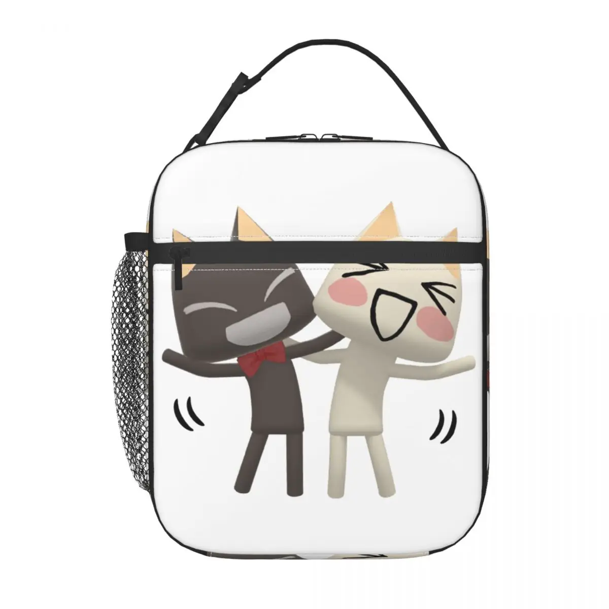 Toro Inoue Cat Insulated Lunch Bag for Women Resuable Cartoon Animation Thermal Cooler Lunch Tote Office Picnic Travel