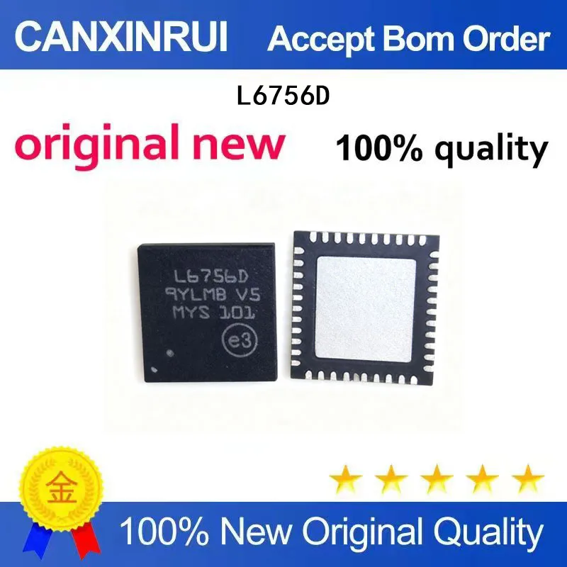 (5 Pieces)New stock L6756D L6756 QFN